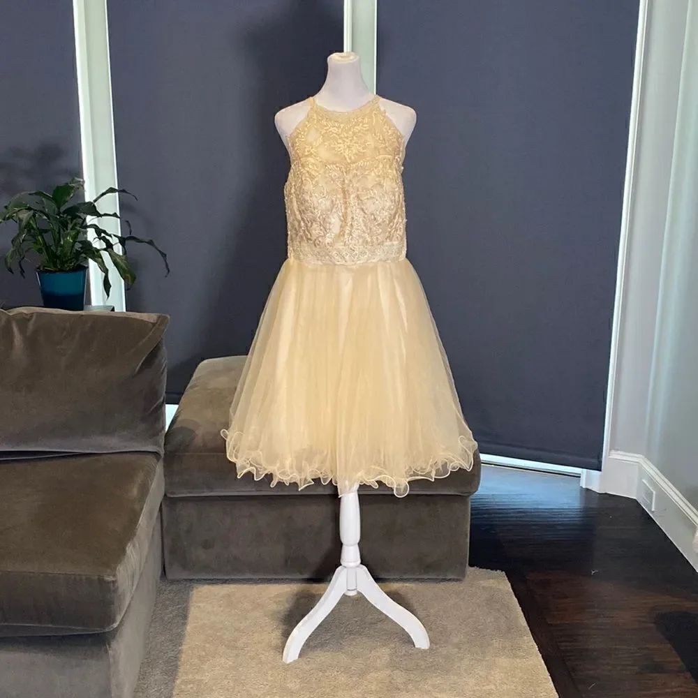 Women’s Sleeveless Short Prom Party Dress Size 14 NWT *READ DESCRIPTION
